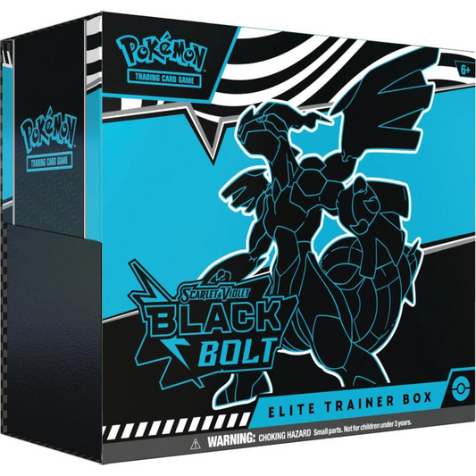 Buy Pokémon Scarlet & Violet Black Bolt Elite Trainer Box Online at My TCG with competitive pricing and fast shipping