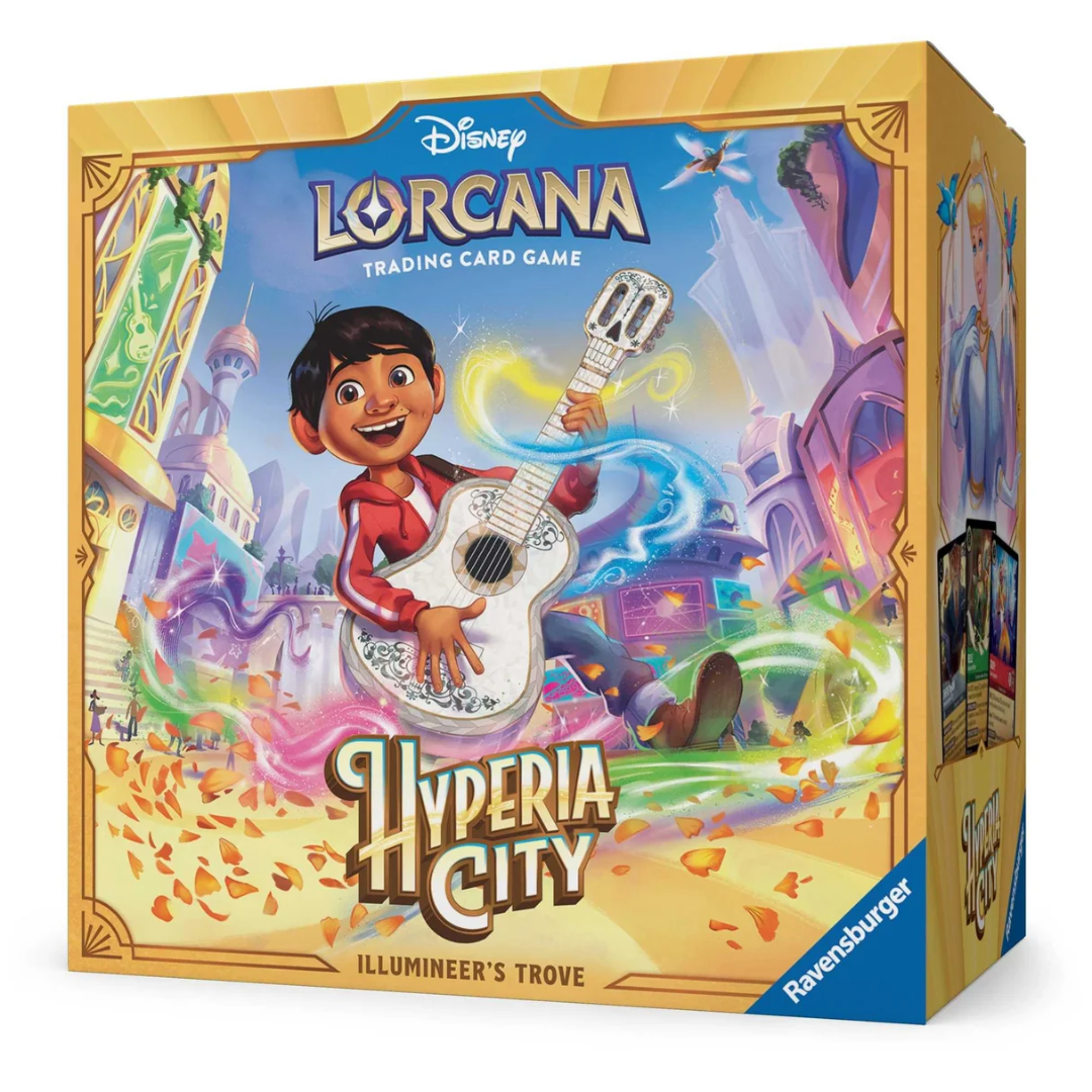 Disney Lorcana TCG Hyperia City Set 14 Illumineer's Trove featuring Miguel Rivera