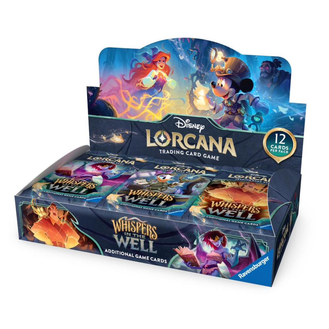 Whispers in the Well Disney Lorcana booster box containing 24 packs