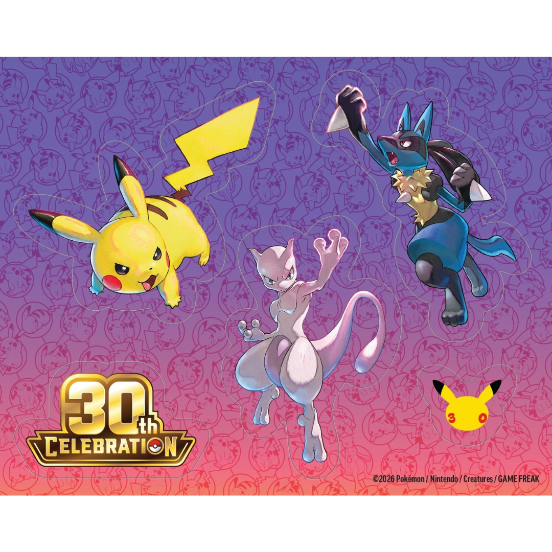 Lucario tech sticker from Pokémon TCG 30th Celebration