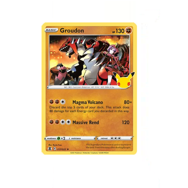 Pokémon - Celebrations Classic Collection - Groudon - 017/025