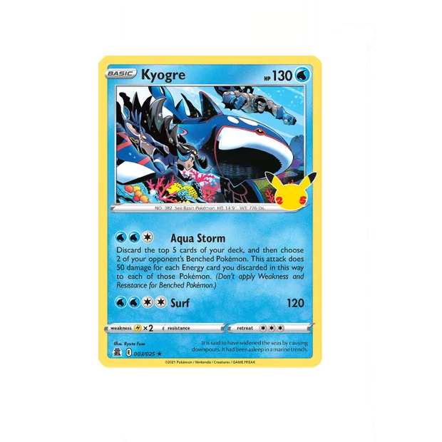 Pokémon - Celebrations Classic Collection - Kyogre - 003/025