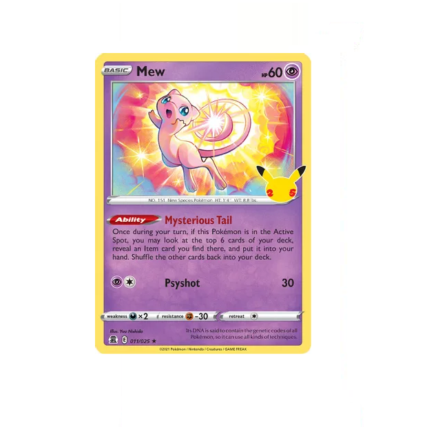 Pokémon - Celebrations Classic Collection - Mew - 011/025