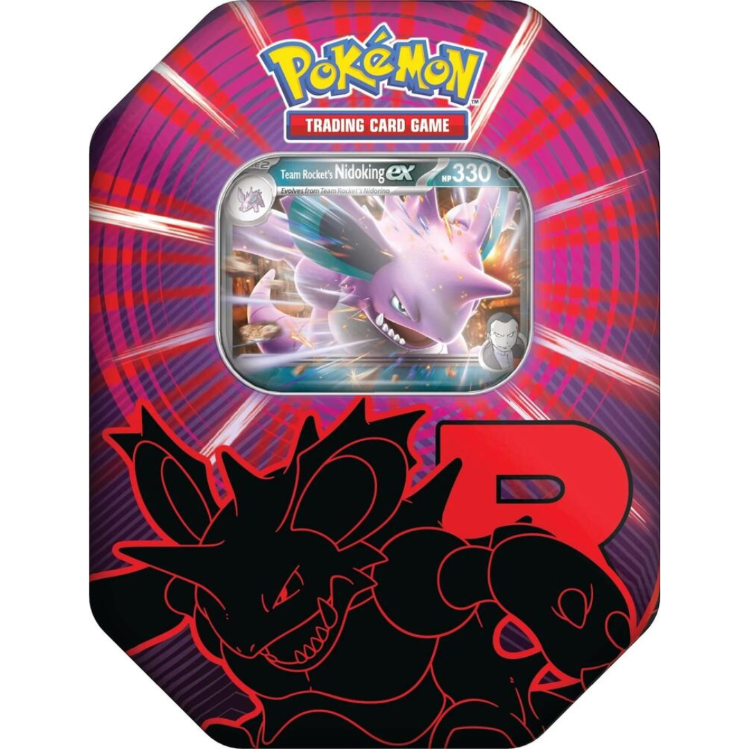 Pokémon TCG: Team Rocket Tin [Team Rocket’s Nidoking ex]