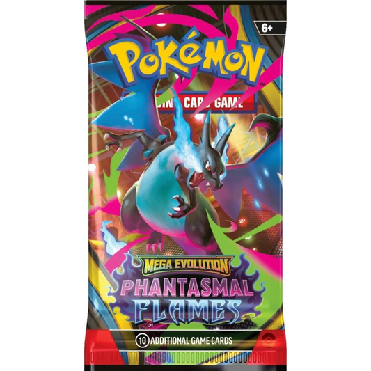 Buy Pokémon Mega Evolution Phantasmal Flames Booster Pack at My TCG with competitive pricing and fast shipping