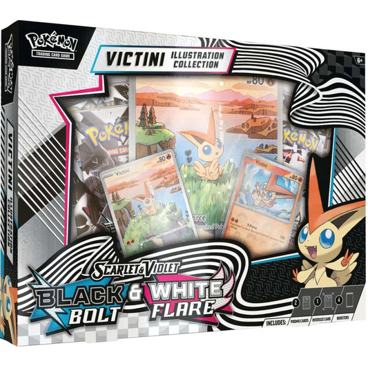 Buy Pokémon Scarlet & Violet Black Bolt White Flare Victini Illustration Collection Online at My TCG with competitive pricing and fast shipping