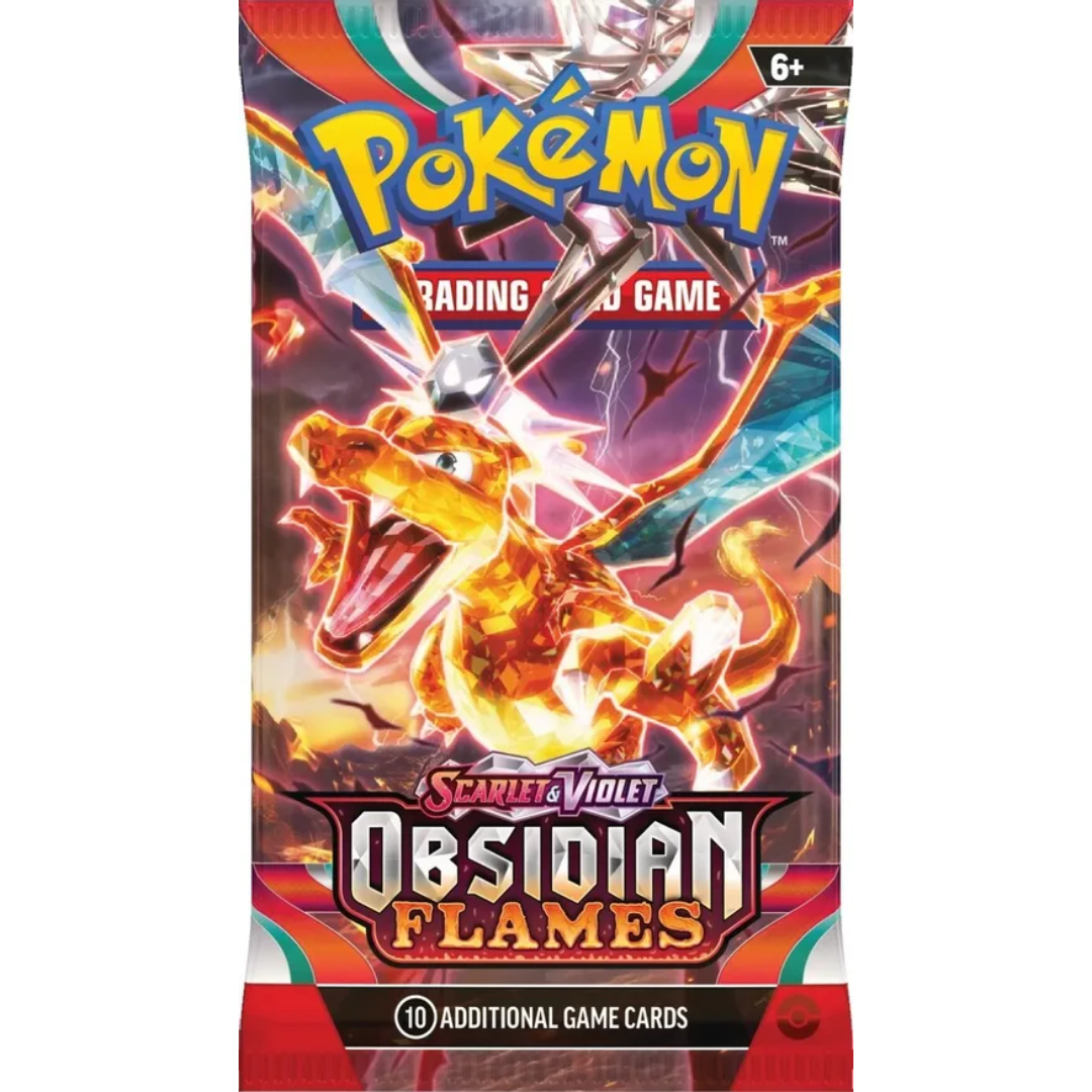 Buy Pokémon Scarlet & Violet Obsidian Flames Booster Pack Online at My TCG with competitive pricing and fast shipping