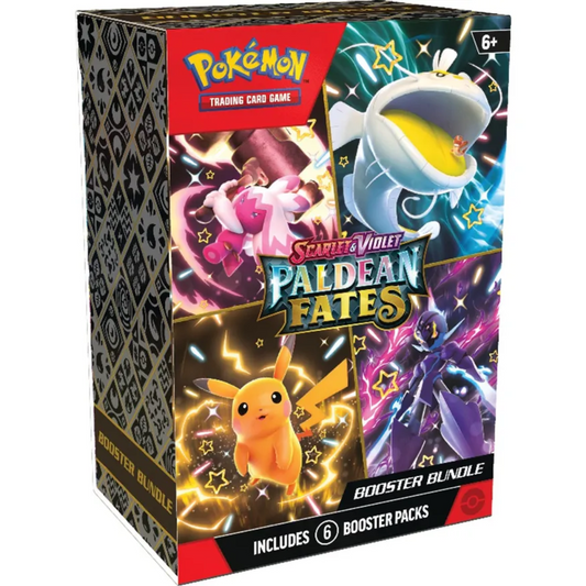 Buy Pokémon Scarlet & Violet Paldean Fates Booster Bundle Online at My TCG with competitive pricing and fast shipping