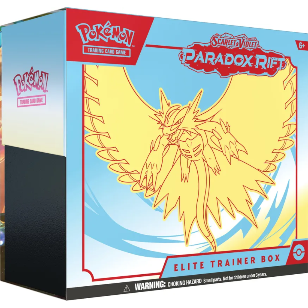 Buy Pokémon Scarlet & Violet Paradox Rift Elite Trainer Box Online at My TCG with competitive pricing and fast shipping