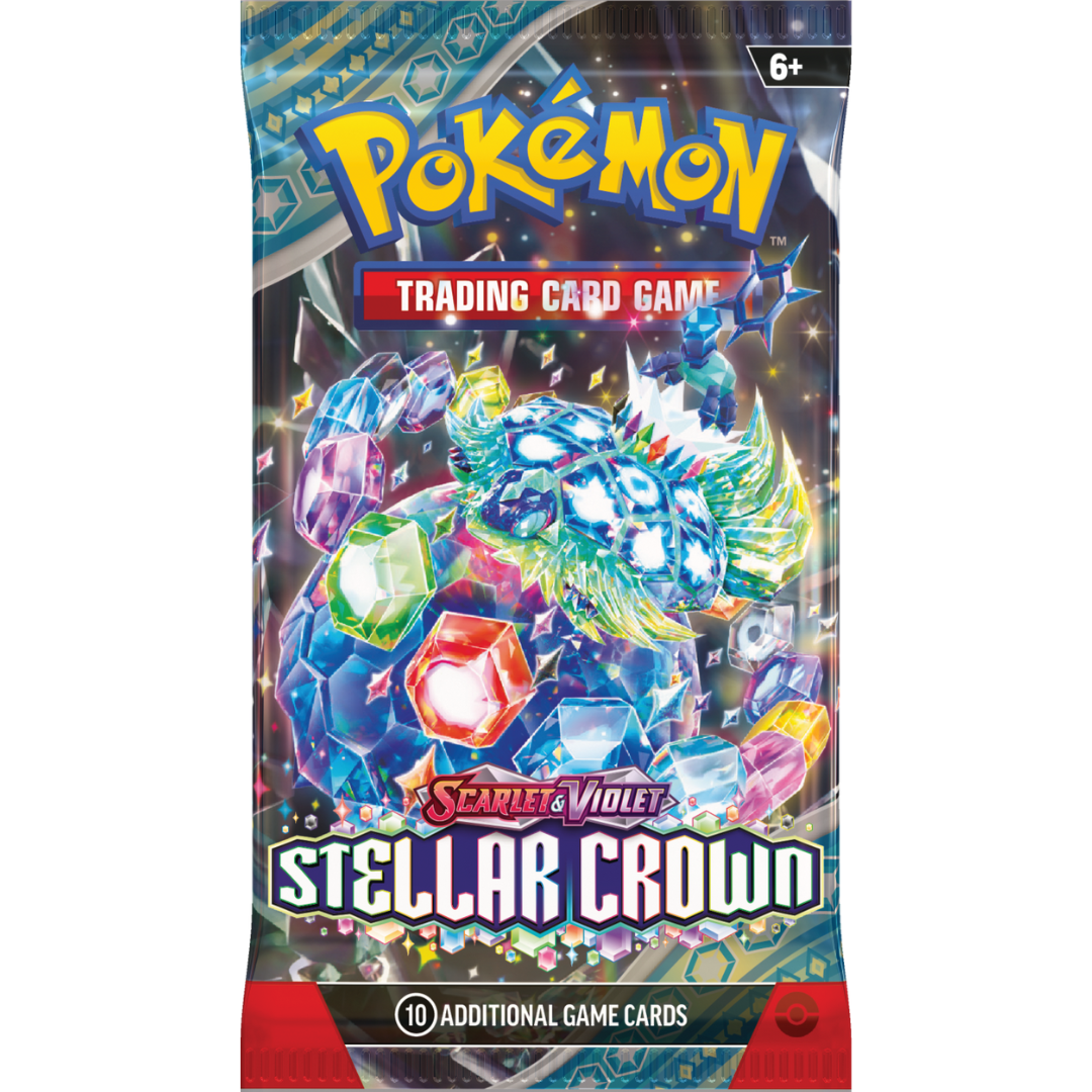 Buy Pokémon Scarlet & Violet Stellar Crown Booster Pack Online at My TCG with competitive pricing and fast shipping