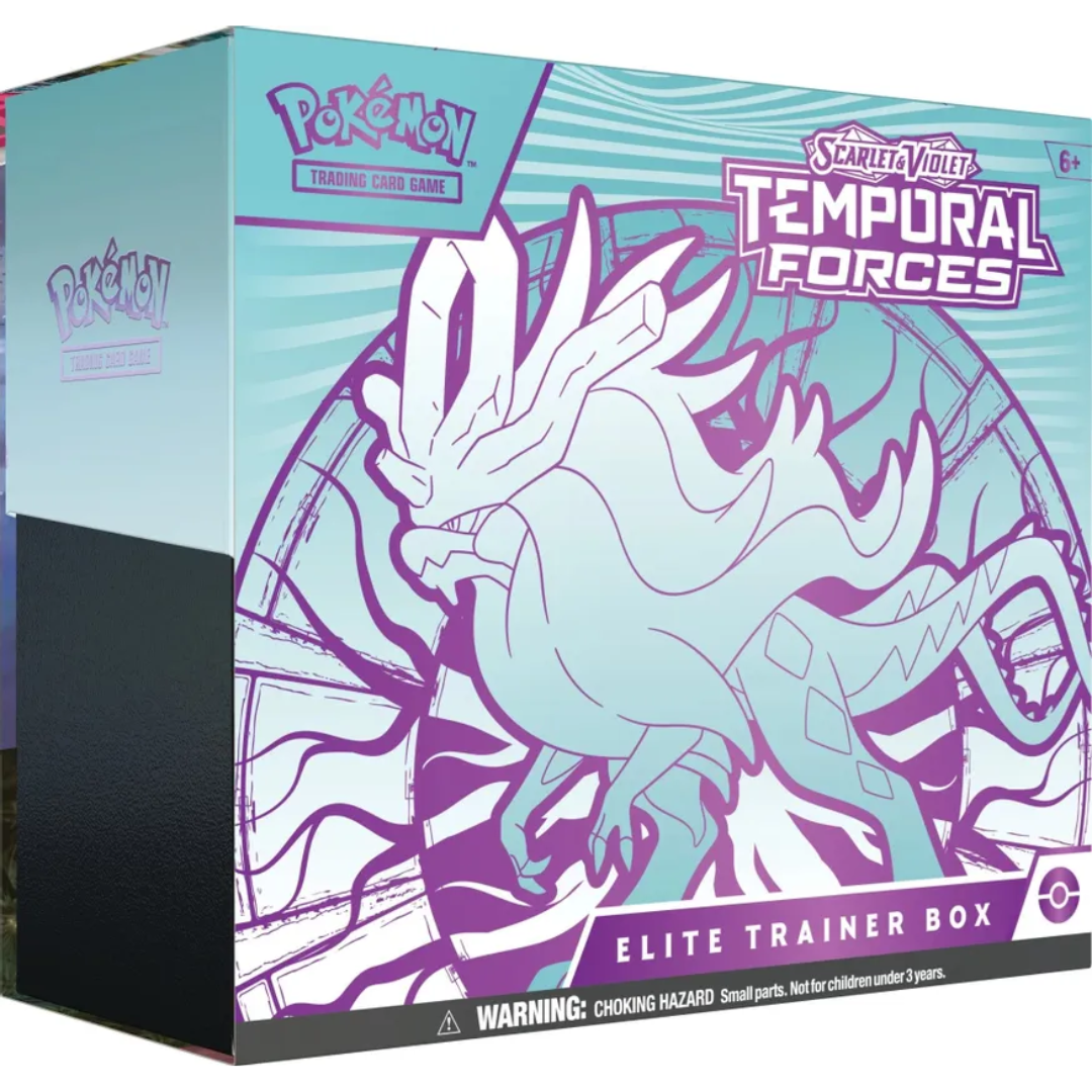 Buy Pokémon Scarlet & Violet Temporal Forces Elite Trainer Box Online at My TCG with competitive pricing and fast shipping