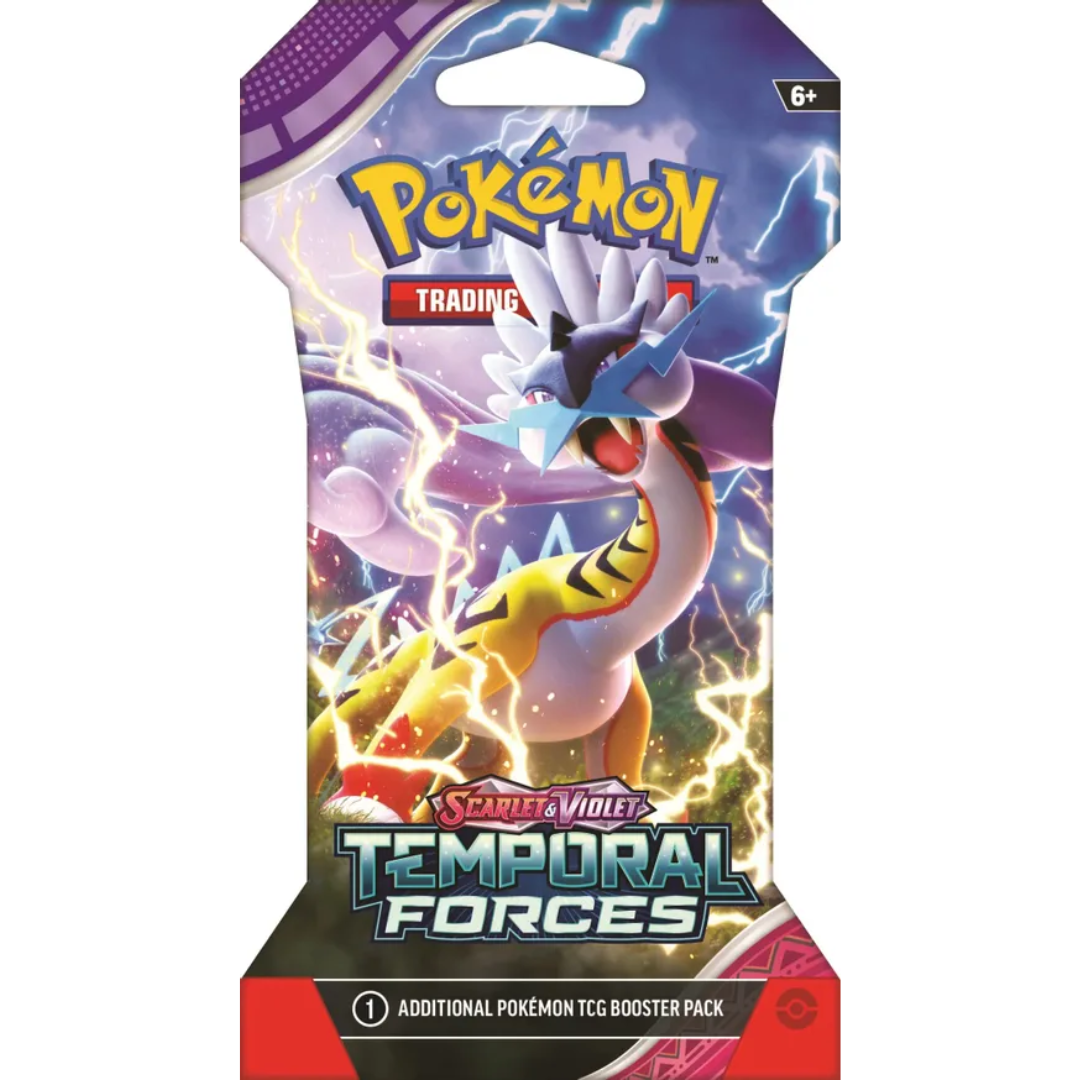 Buy Pokémon Scarlet & Violet Temporal Forces Sleeved Booster Pack Online at My TCG with competitive pricing and fast shipping