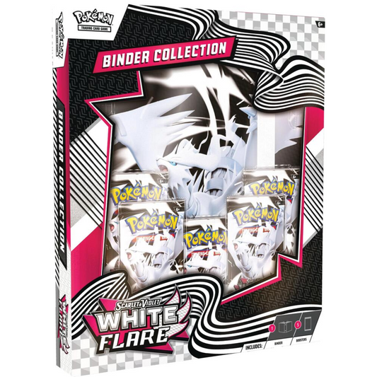 Buy Pokémon Scarlet & Violet White Flare Binder Collection Online at My TCG with competitive pricing and fast shipping
