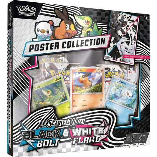Buy Pokémon Scarlet & Violet Black Bolt  & White Flare Poster Collection Online at My TCG with competitive pricing and fast shipping