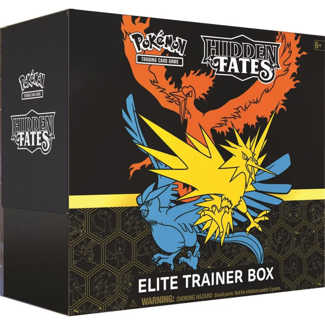 Buy Pokémon Sun & Moon Hidden Fates Elite Trainer Box Online at My TCG with competitive pricing and fast shipping