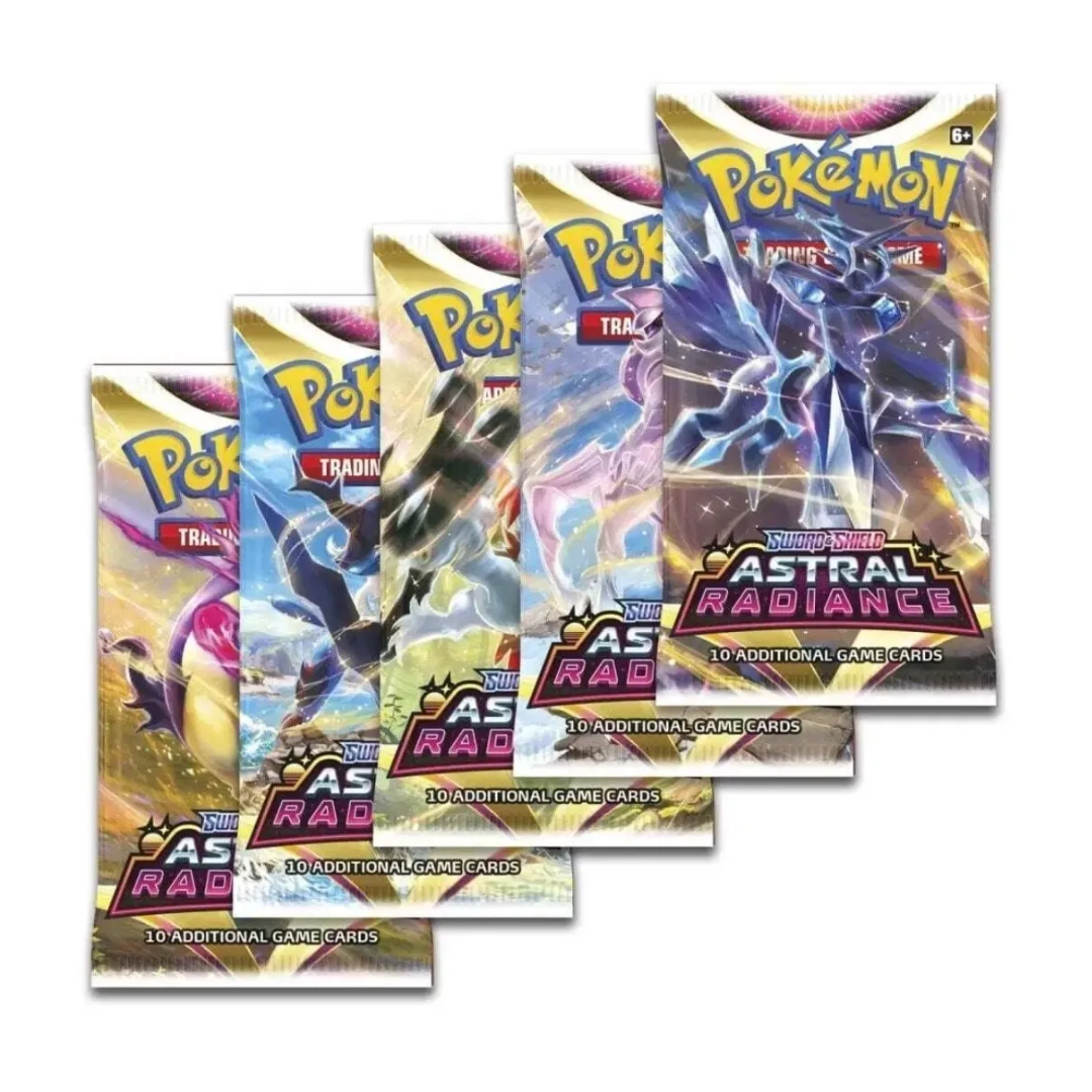 Buy Pokémon Sword & Shield Astral Radiance 5 x Booster Packs [All Arts] Online at My TCG with competitive pricing and fast shipping