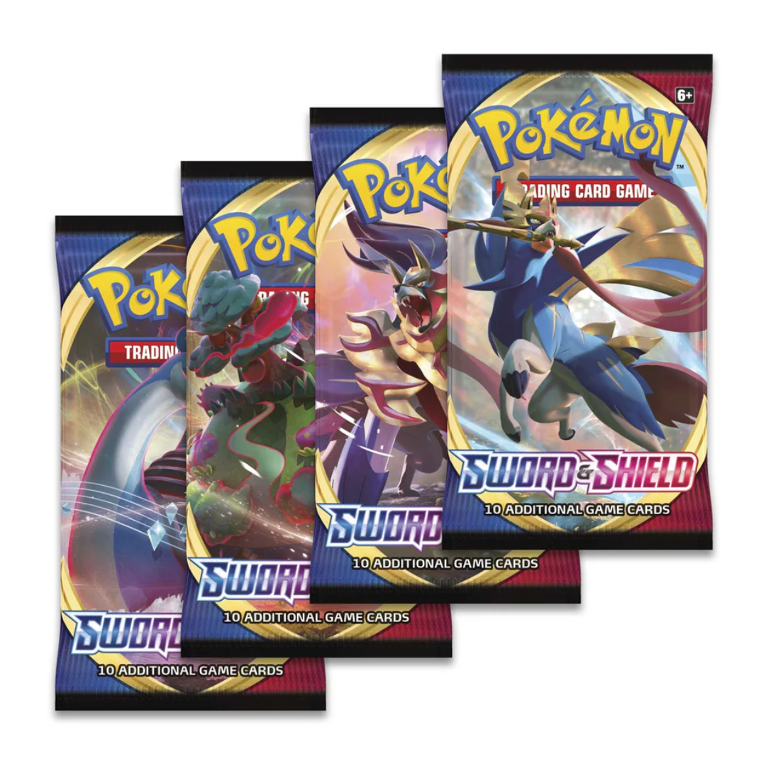 Buy Pokémon Sword & Shield Base Set 4 x Booster Packs [All Arts] Online at My TCG with competitive pricing and fast shipping