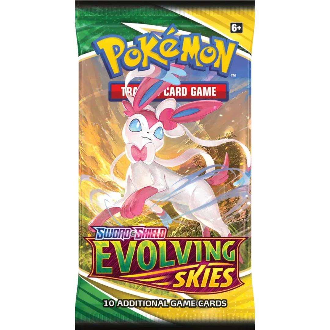 Buy Pokémon Sword & Shield Evolving Skies Booster Pack Online at My TCG with competitive pricing and fast shipping