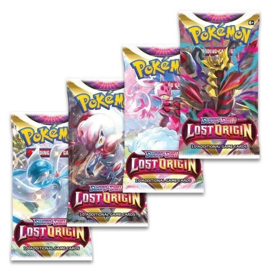 Buy Pokémon Sword & Shield Lost Origin 4 x Booster Packs [All Arts] Online at My TCG with competitive pricing and fast shipping