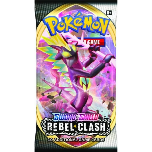 Buy Pokémon Sword & Shield Rebel Clash Booster Pack Online at My TCG with competitive pricing and fast shipping