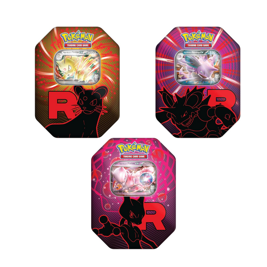 Buy Pokemon Team Rocket Tin at My TCG with competitive pricing and fast shipping