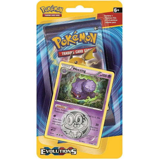 Buy Pokémon XY Evolutions Weezing Blister Pack Online at My TCG with competitive pricing and fast shipping