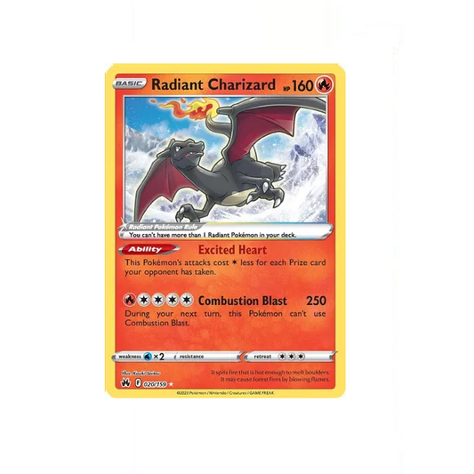 Pokémon - Crown Zenith - Radiant Charizard - 020/159