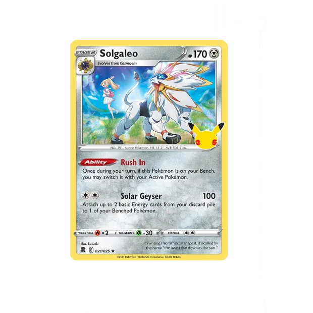 Pokémon - Celebrations Classic Collection - Solgaleo - 021/025