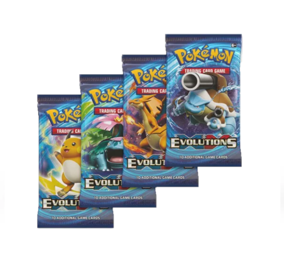 Buy Pokémon XY Evolutions 4 x Booster Pack [All Arts] Online at My TCG with competitive pricing and fast shipping