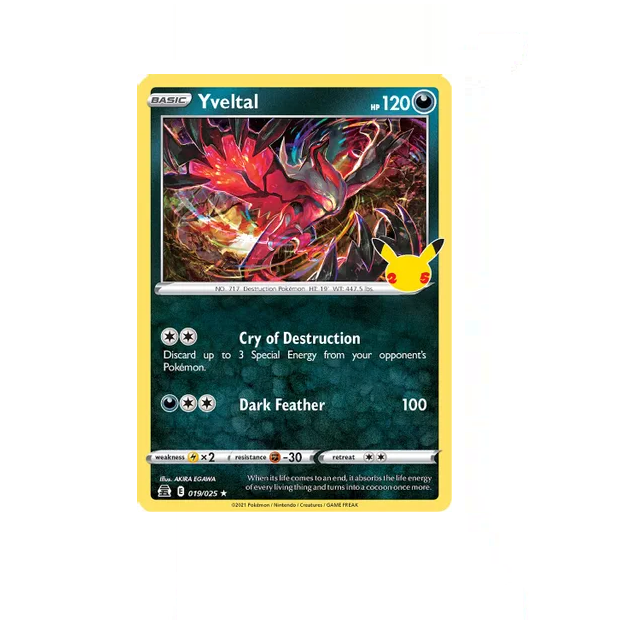 Pokémon - Celebrations Classic Collection - Yveltal- 019/025