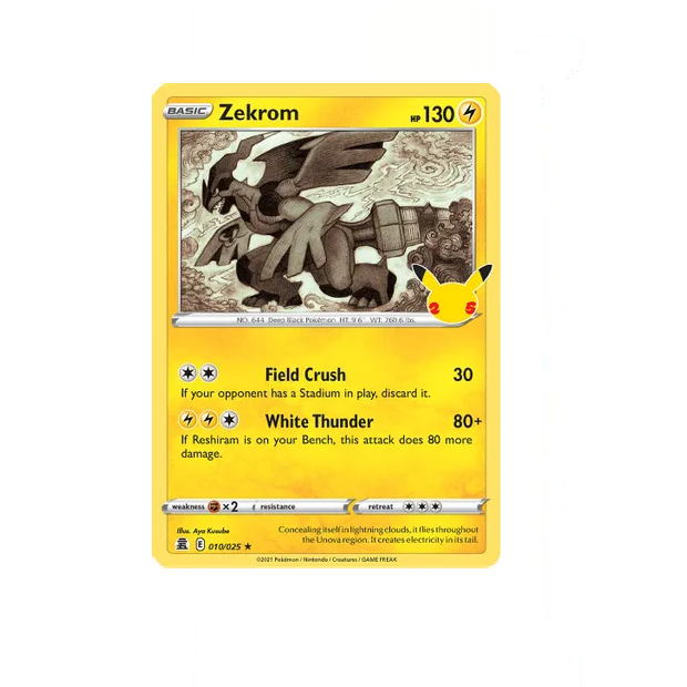 Pokémon - Celebrations Classic Collection - Zekrom - 010/025