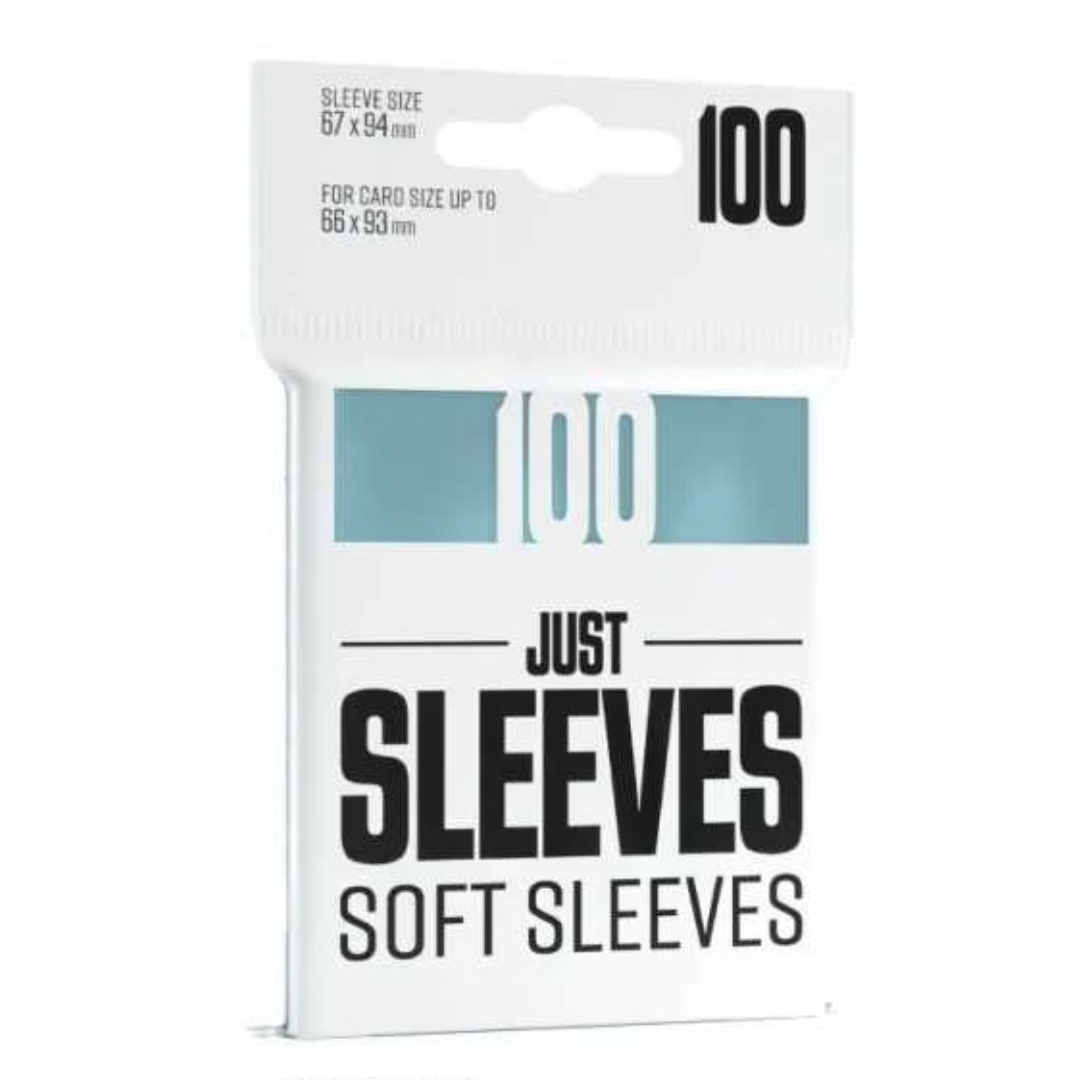 Gamegenic Just Sleeves Soft Sleeves 100 Count clear card protection sleeves
