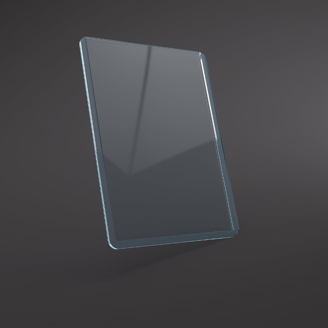 Clear rigid Gamegenic 35pt trading card toploader with UV protection