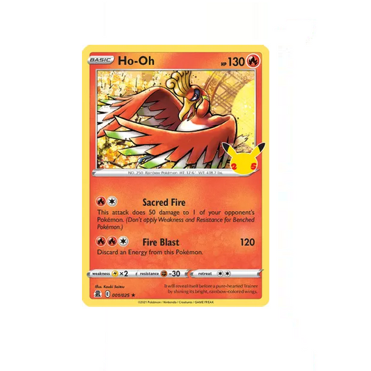 Pokémon - Celebrations Classic Collection - Ho-Oh - 001/025