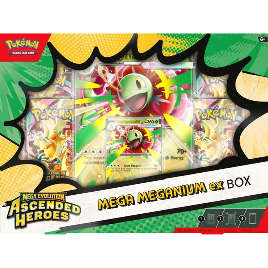 Mega Evolution Ascended Heroes Mega Meganium ex Box Pokémon TCG sealed product