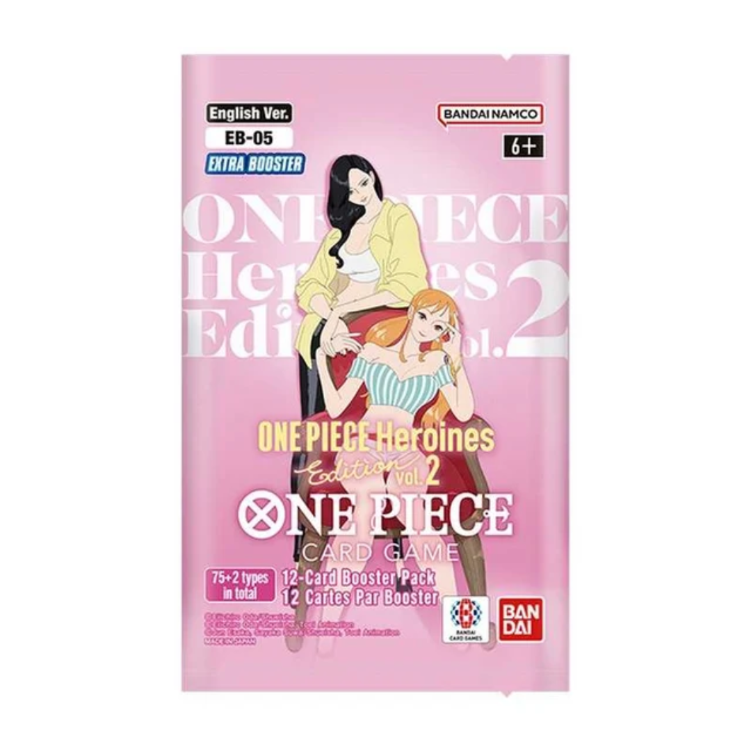 One Piece Card Game Heroines Edition Vol. 2 EB-05 individual 12-card booster pack artwork