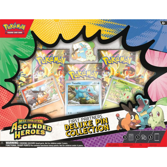 Ascended Heroes First Partner Deluxe Pin Collection Pokémon TCG sealed product