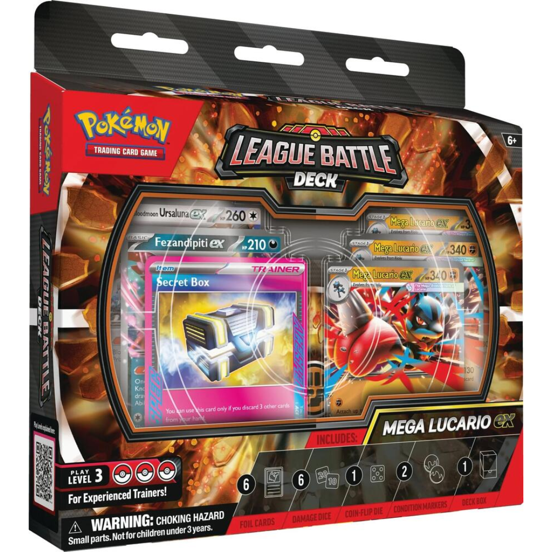 Pokémon League Battle Deck Mega Lucario ex sealed Pokémon TCG product