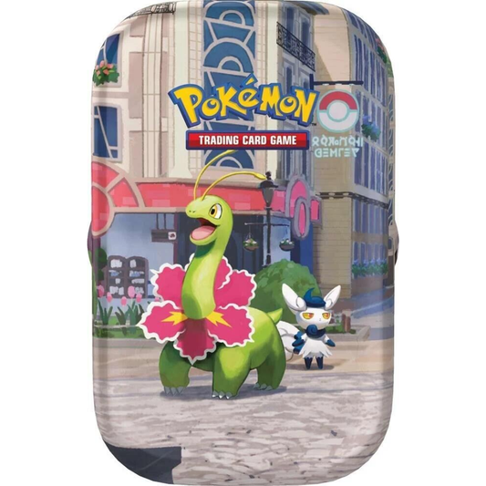 Pokémon Lumiose City Mini Tin Meganium and Meowstic sealed Pokémon TCG product
