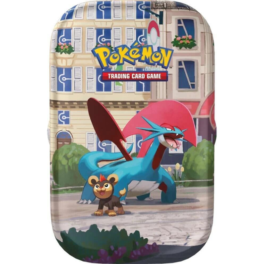 Pokémon Lumiose City Mini Tin Salamence and Litleo sealed Pokémon TCG product