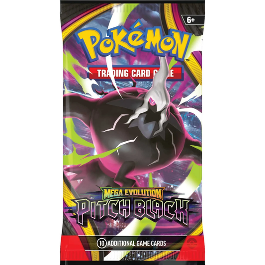 Pokémon TCG Mega Evolution Pitch Black Booster Pack sealed product