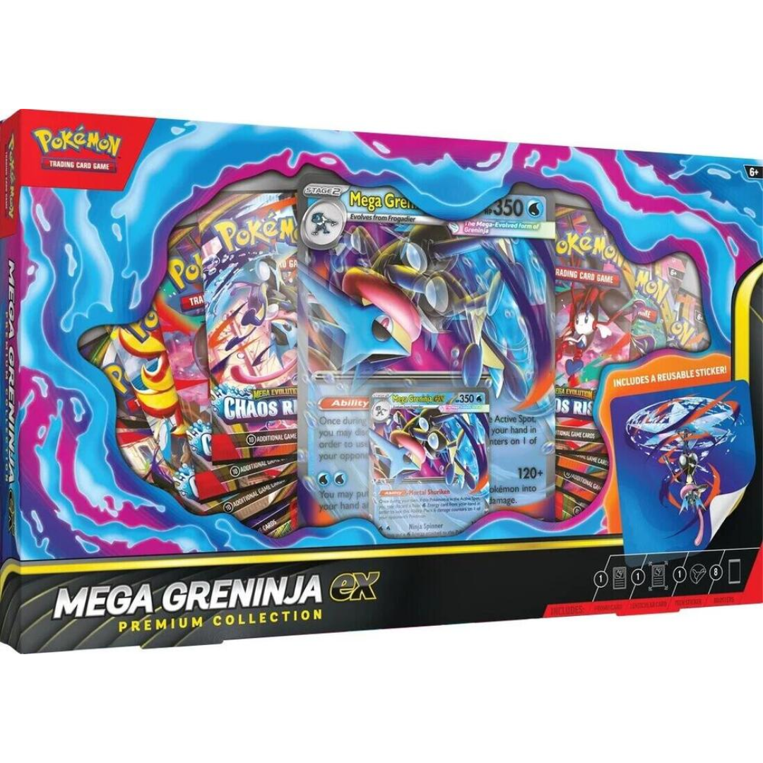 Pokémon TCG Mega Greninja ex Premium Collection sealed product
