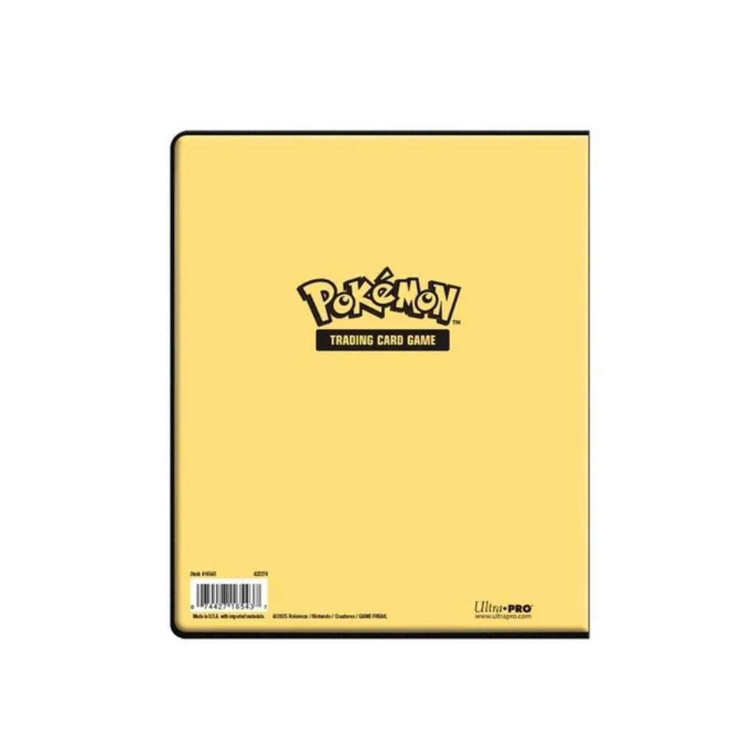 Back view of Pokémon Pikachu 4-Pocket Portfolio