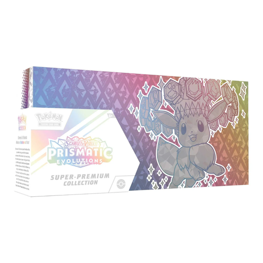 Pokémon TCG Prismatic Evolutions Super Premium Collection featuring Eevee ex