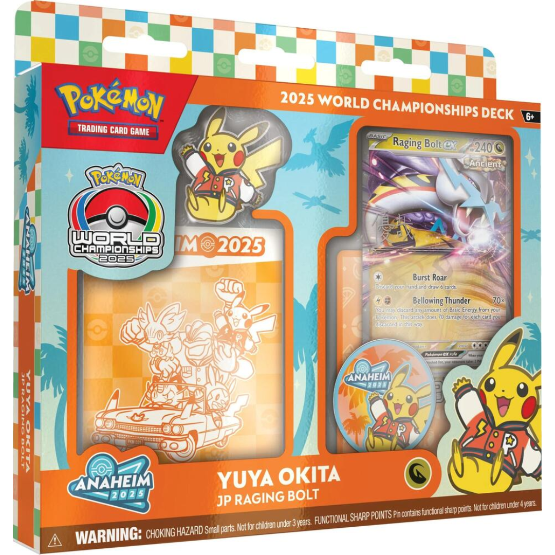 Pokémon TCG 2025 World Championships Yuya Okita Raging Bolt ex Deck