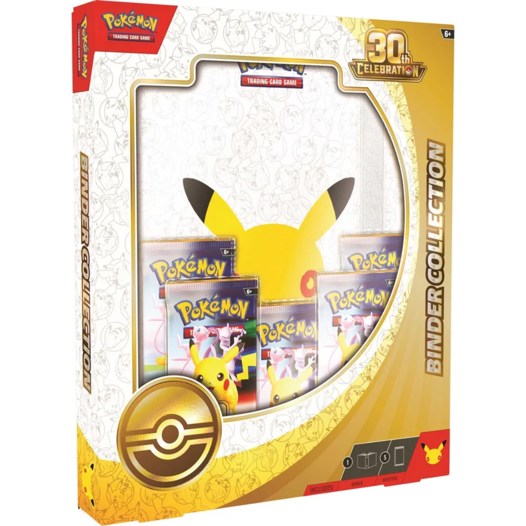 Pokémon TCG 30th Celebration Binder Collection angled view