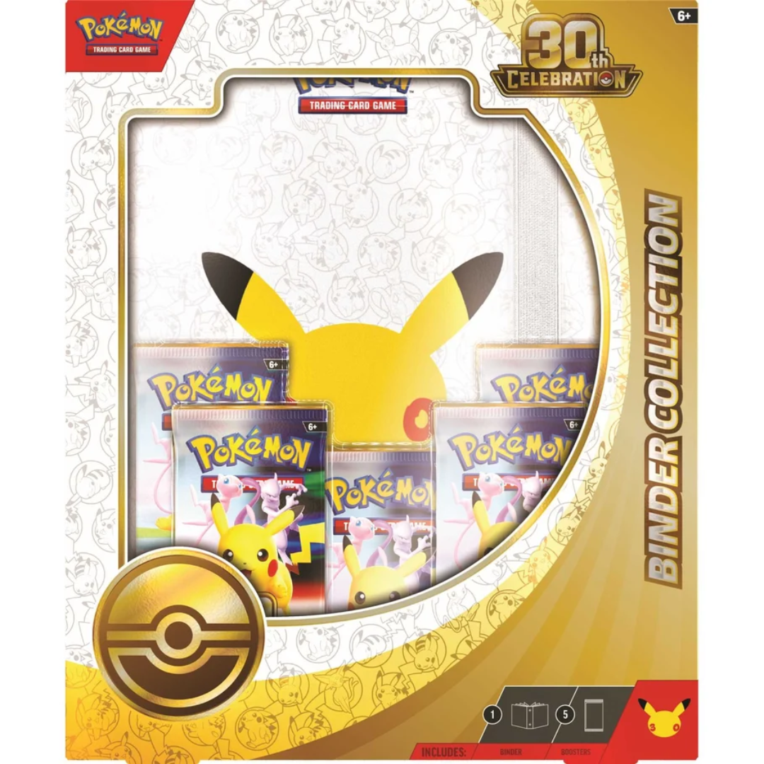 Pokémon TCG 30th Celebration Binder Collection front view