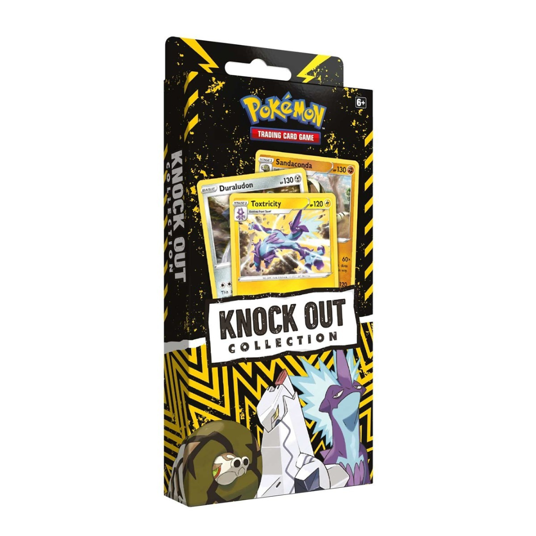 Pokémon TCG Knock Out Collection featuring Toxtricity Duraludon and Sandaconda