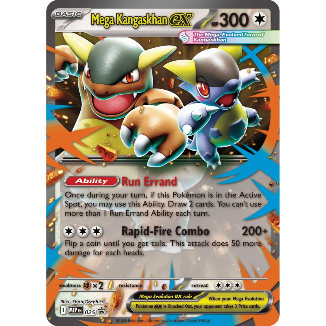 Mega Kangaskhan ex foil promo card