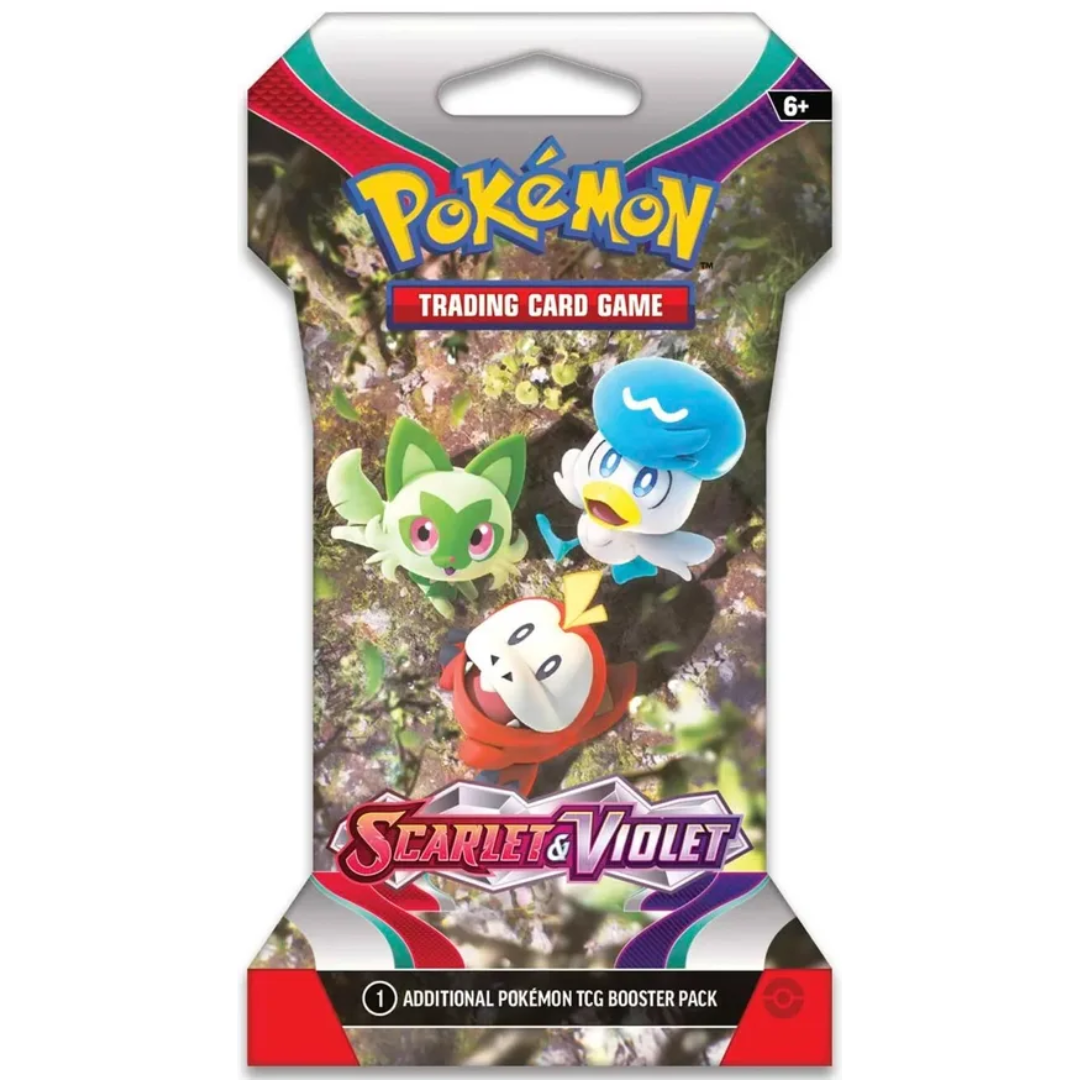 Pokémon TCG Scarlet & Violet Sleeved Booster Pack sealed product